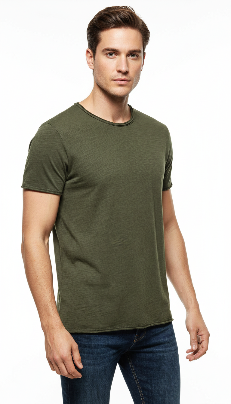OURYE Men's Cotton T-Shirt - Regular Fit