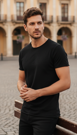 OURYE Men's Cotton T-Shirt - Regular Fit