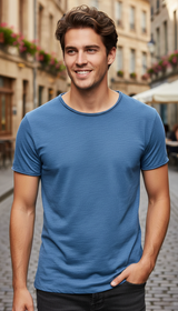 OURYE Men's Cotton T-Shirt - Regular Fit
