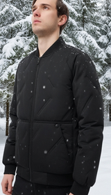 OURYE Men's Cotton Bomber Jacket - Relaxed