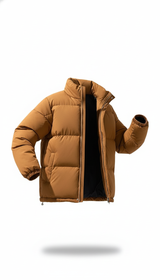 OURYE Men's Quilted Puffer Jacket - Relaxed