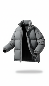 OURYE Men's Quilted Puffer Jacket - Relaxed