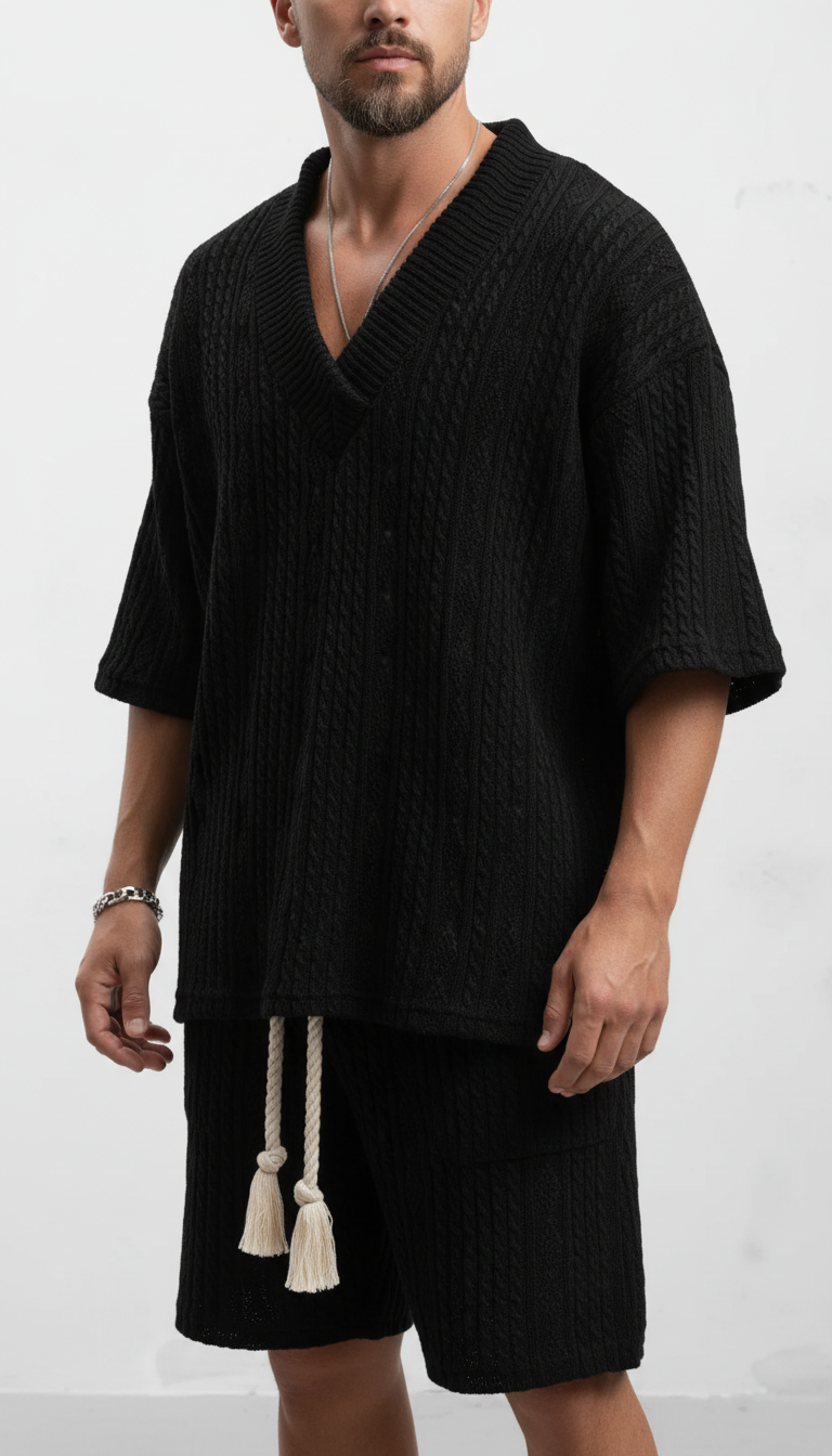 OURYE Men's Knit Two-Piece Set - Relaxed