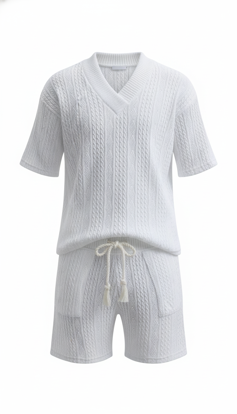 OURYE Men's Knit Two-Piece Set - Relaxed