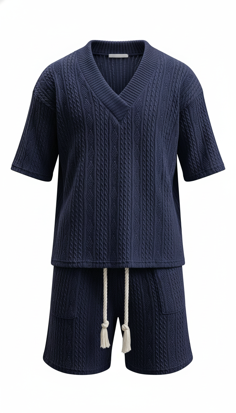 OURYE Men's Knit Two-Piece Set - Relaxed