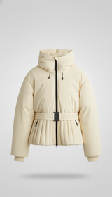 OURYE Women's Hooded Quilted Jacket - Cropped