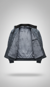 OURYE Men's Quilted Bomber Jacket - Slim Fit