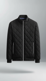 OURYE Men's Quilted Bomber Jacket - Slim Fit