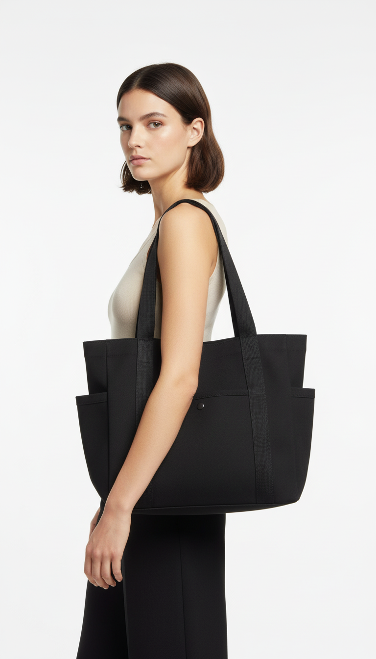 OURYE Women's Canvas Tote Bag - Structured