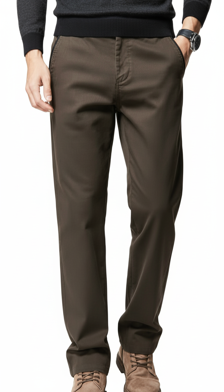 OURYE Men's Lyocell Chino Trousers - Straight