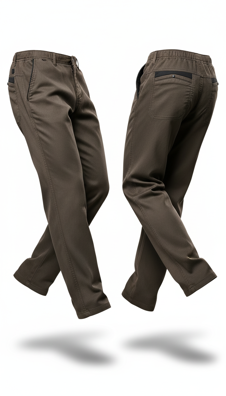 OURYE Men's Lyocell Chino Trousers - Straight