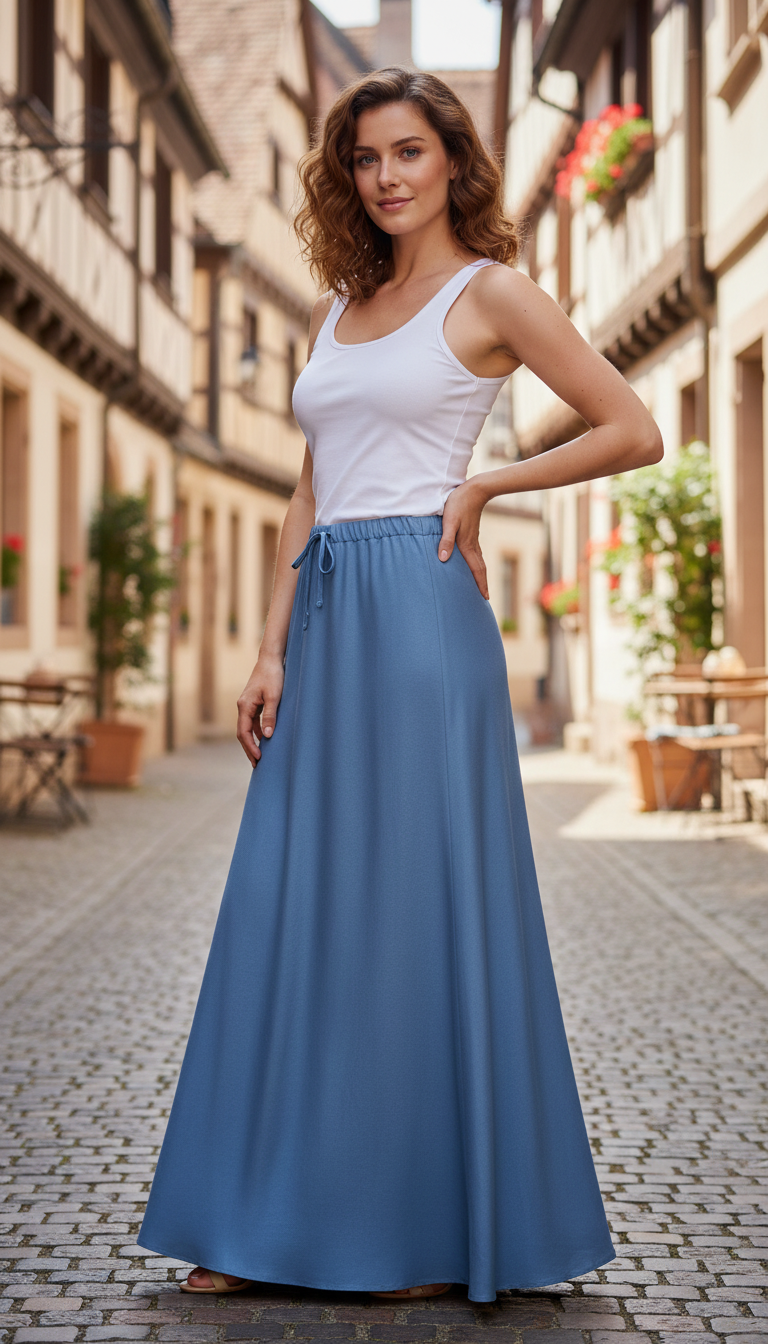 OURYE Women's Maxi Skirt - Straight