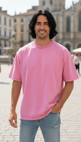 OURYE Men's Cotton T-Shirt - Oversized