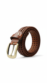 OURYE Men's Woven Belt - Pin Buckle