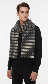 OURYE Men's Striped Scarf - Shawl Wrap