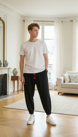 OURYE Men's Linen Joggers - Relaxed in Coffee