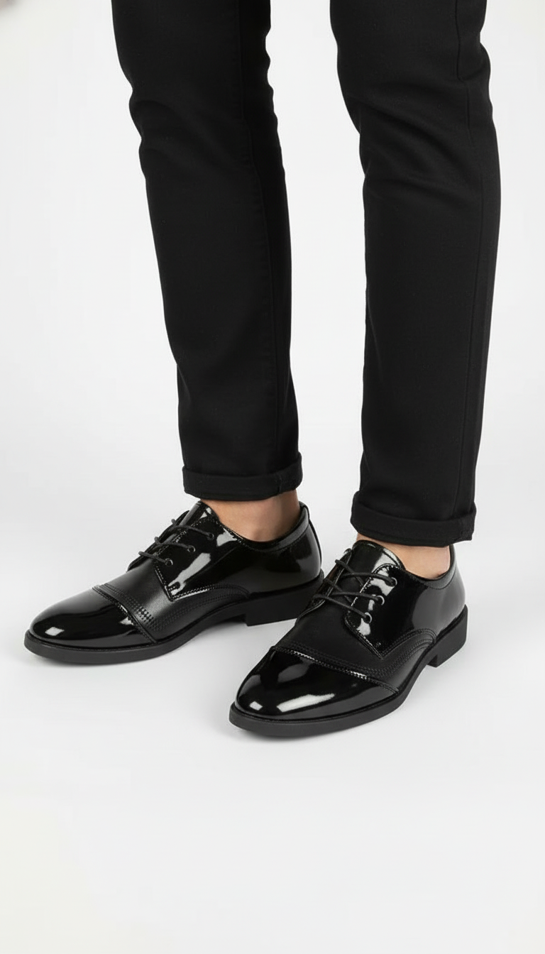 OURYE Men's Leather Derby Dress Shoes - Tailored