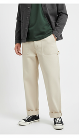 OURYE Men's Cotton Utility Pants - Straight Leg
