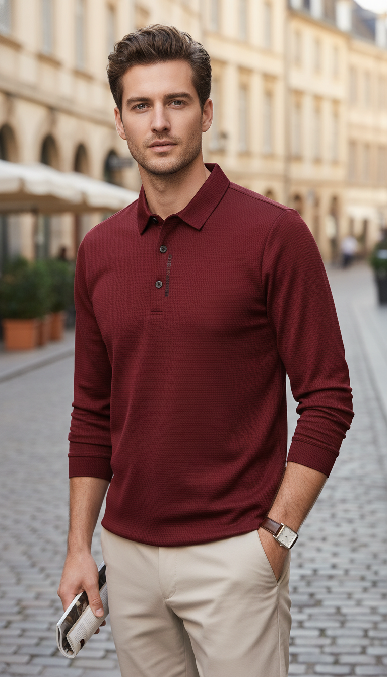 OURYE Men's Polo Shirt