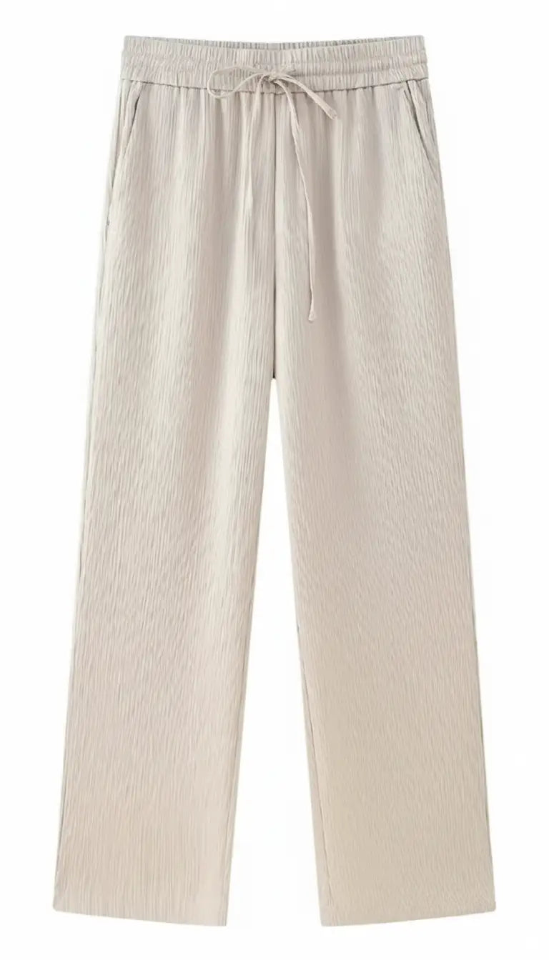 Women's 2-Piece Suit Set - Double Breasted V-Neck - Detail Close-Up