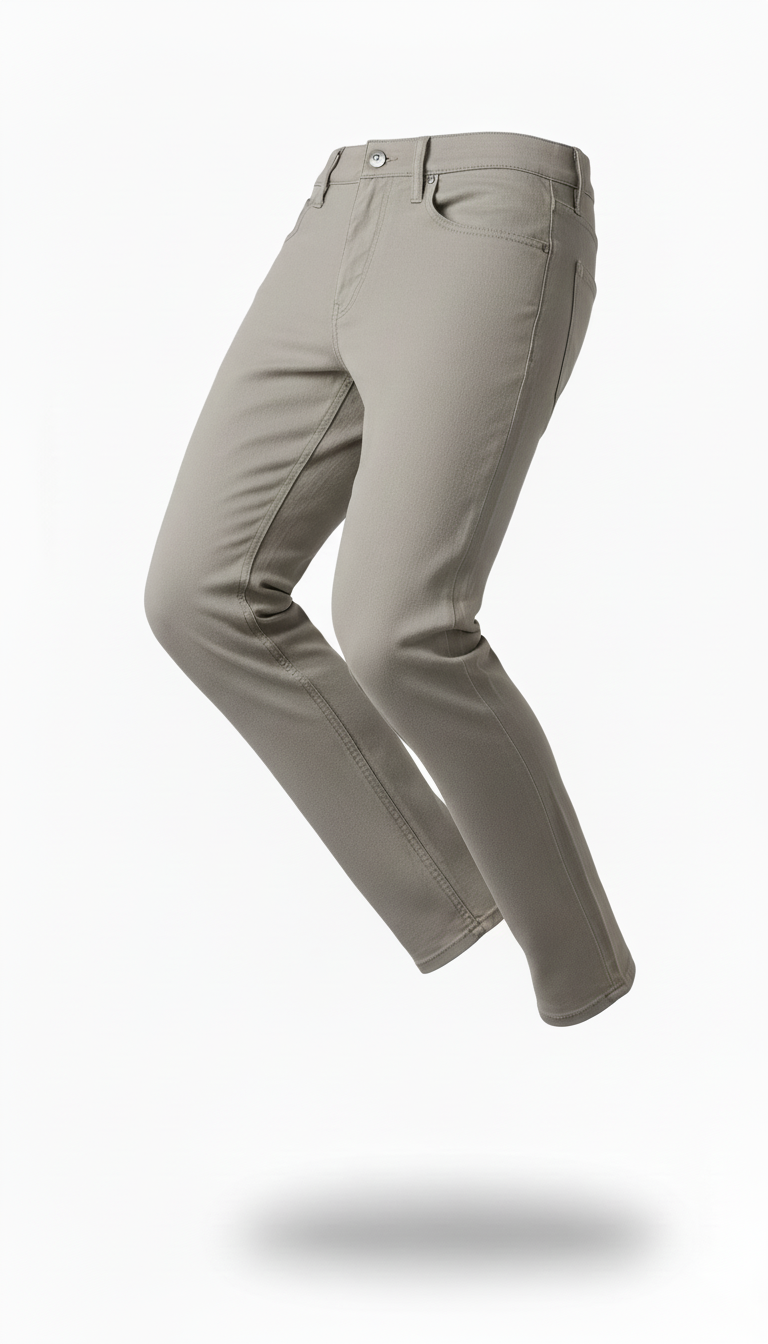 OURYE Men's Cotton Chino Trousers - Straight