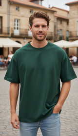 OURYE Men's Cotton T-Shirt - Oversized