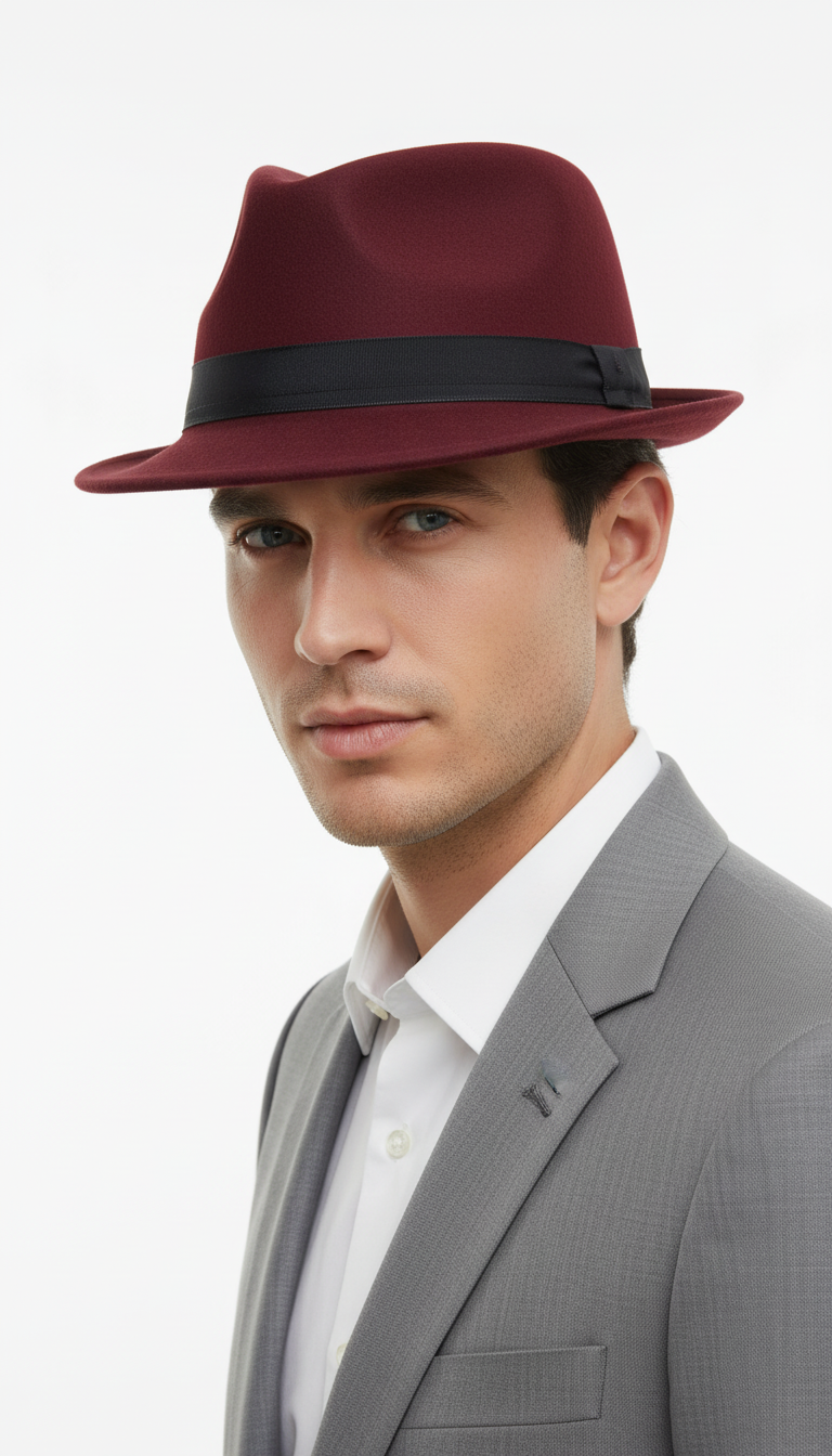 OURYE Panama Fedora Hat