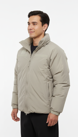 OURYE Men's Padded Puffer Jacket - Relaxed in Grey