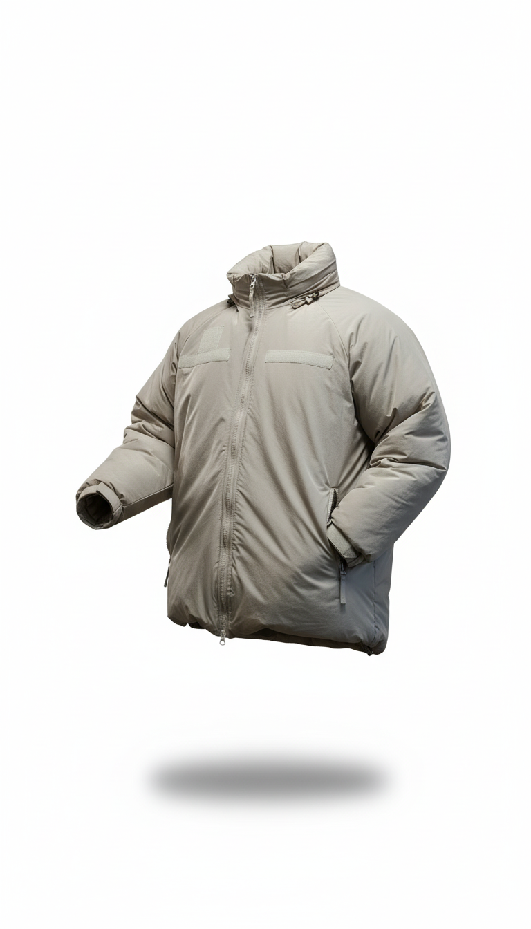 OURYE Men's Padded Puffer Jacket - Relaxed in Grey