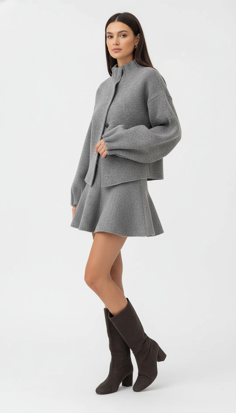 OURYE Women's Knit Two-Piece Set - A-Line