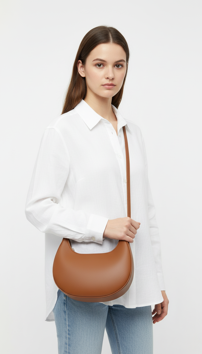 OURYE Women's Shoulder Bag - Moon Shaped