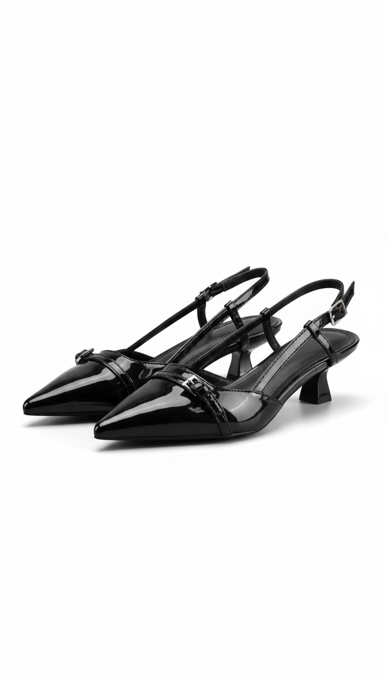 OURYE Women's Slingback Sandals - Pointed Toe