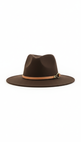 OURYE Wool Fedora Hat - Wide Brim